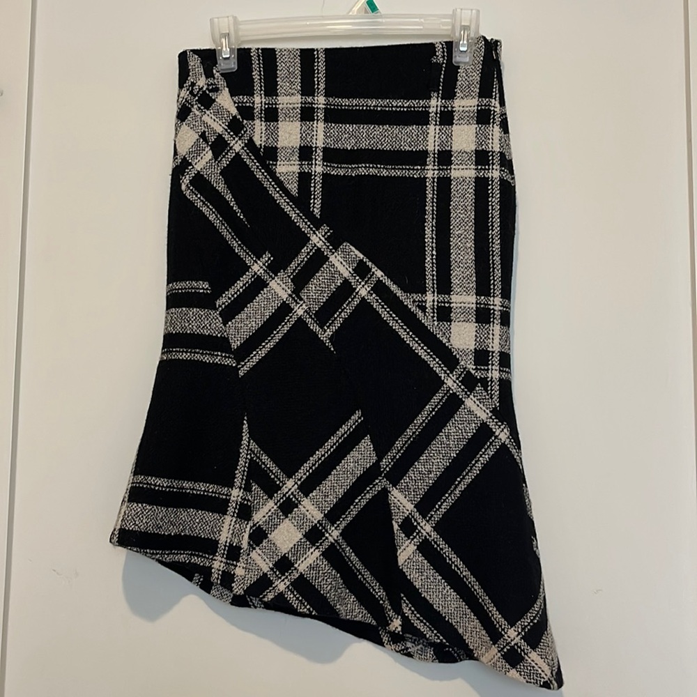 MNG size 4 plaid skirt knee high